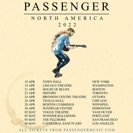 RESCHEDULED NORTH AMERICAN TOUR DATES